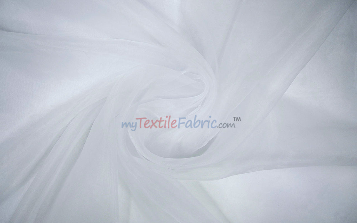 Super Organza Fabric | Semi-Sheen Sheer | 100% Polyester | 60” Wide | By the Yard