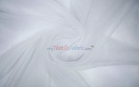 Super Organza Fabric | Semi-Sheen Sheer | 100% Polyester | 60” Wide | By the Yard