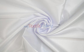 White Taffeta Fabric