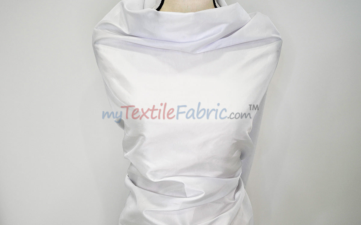 Stretch Taffeta Fabric | 60" Wide | Multiple Solid Colors | Continuous Yards | Costumes, Apparel, Cosplay, Designs | MTF Quality |