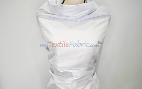 Stretch Taffeta Fabric | 60" Wide | Multiple Solid Colors | Continuous Yards | Costumes, Apparel, Cosplay, Designs | MTF Quality |