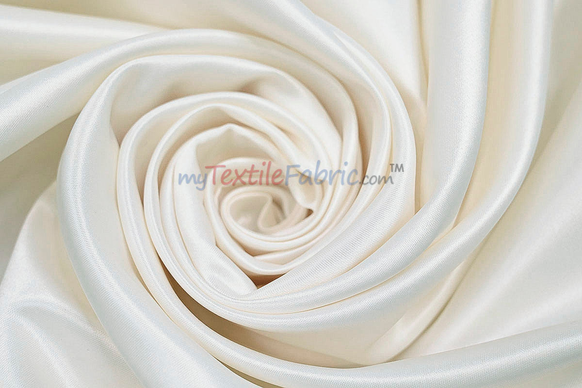 Lamour Satin Fabric | Polyester Matte Satin | Peau De Soie | 60" Wide | Wedding Dress, Tablecloth, Multiple Colors
