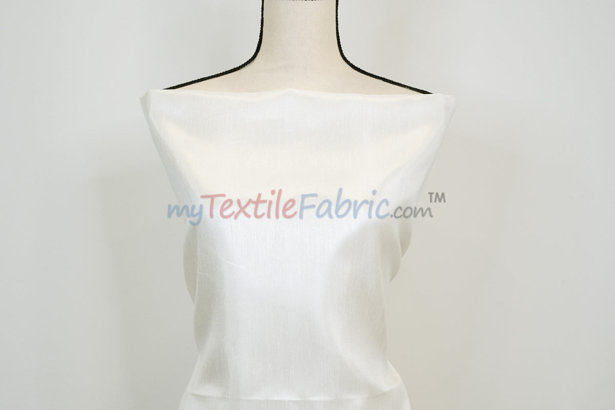 Shantung Satin Fabric | Satin Dupioni Silk Fabric | 60" Wide | Multiple Colors | Yards & Bolts