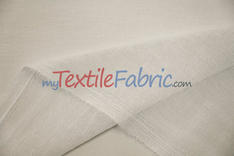 Extra Wide Turkish Sheer Fabric | 108" Wide | Textured Sheered Linen Fabric for Drapery and Curtains |