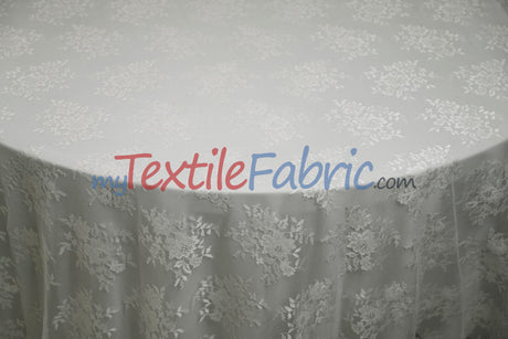 Chantilly Lace Fabric | 52” Wide | Elegant Floral Lace for Bridal & Formalwear