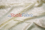 Jasmine Jacquard Fabric | Floral Brocade | 60" Wide | Elegant Formal & Upholstery Fabric