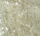 New York Dazzle Sequins Fabric | 6mm Sequins Fabric | 52" Wide | Multiple Colors |