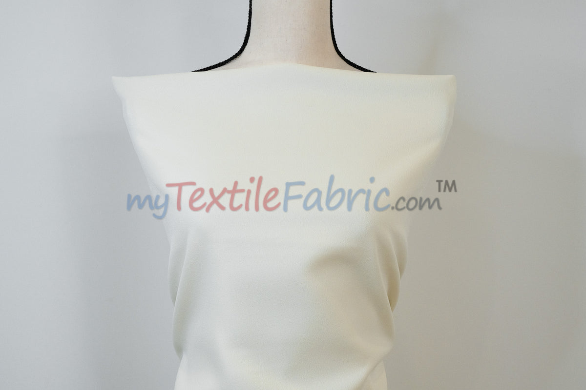 Polyester Crepe Fabric by the Yard | 100% Polyester | 60" Wide |