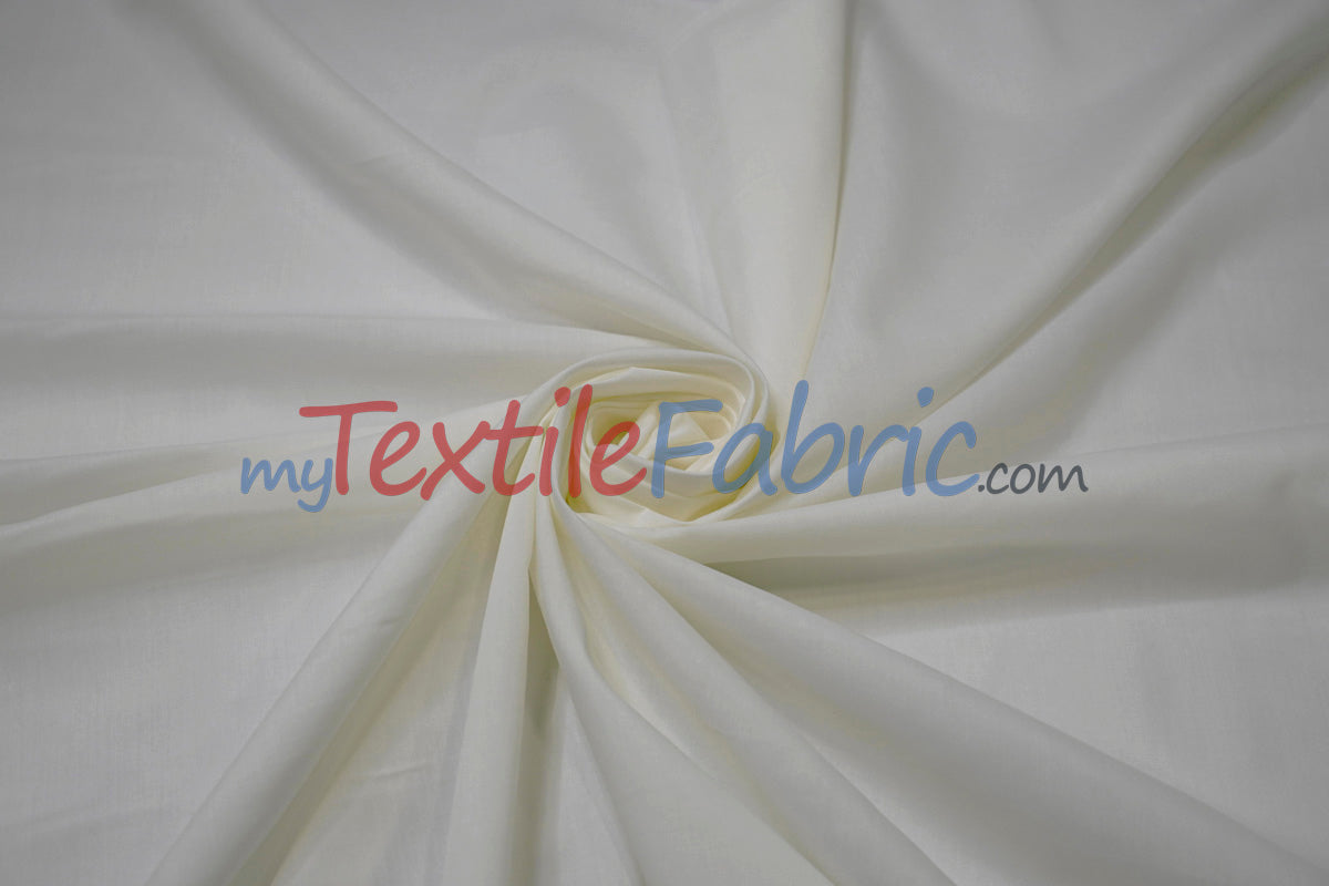 Polyester Cotton Broadcloth Fabric | 60" Wide | Solid Colors | Continuous Yards | Multiple Colors |