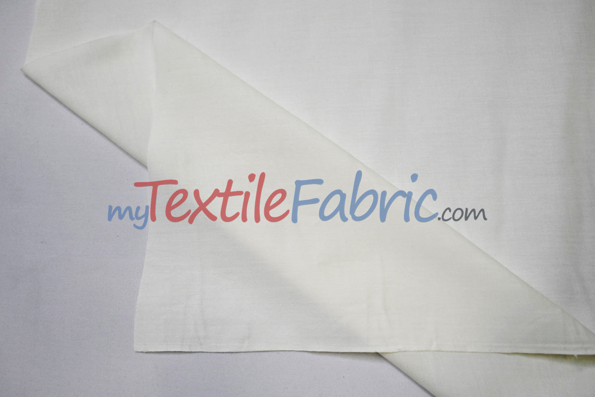 Polyester Cotton Broadcloth Fabric | 60" Wide | Solid Colors | Continuous Yards | Multiple Colors |