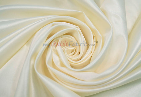 Lamour Satin Fabric | Polyester Matte Satin | Peau De Soie | 60" Wide | Wedding Dress, Tablecloth, Multiple Colors