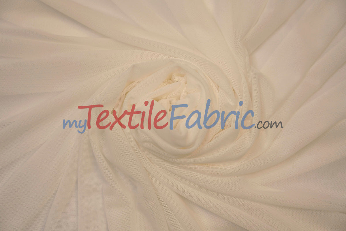 Super Soft Power Mesh Spandex | 20% Spandex | 60" Wide | 4 Way Stretch | Multiple Colors |