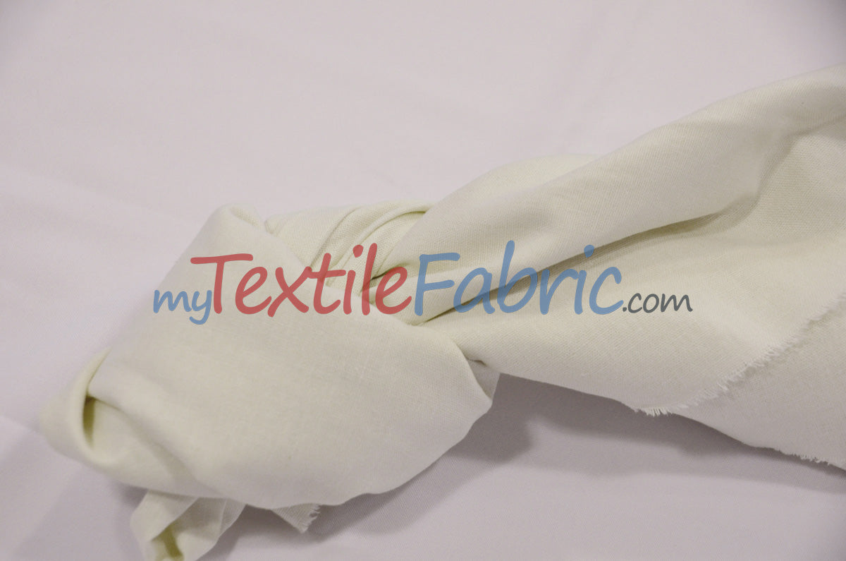 Soft Linen Fabric by the Yard | 52" Wide | Rayon Linen Blend | Dresses, Apparel, Tablecloth, Table Runner, Cosplay, Costume, Linen Shirt, Linen Pants |