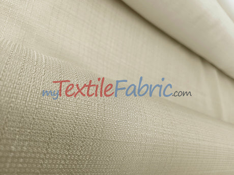 Rustic Linen Fabric | Imitation Linen Fabric | Faux Linen Fabric | 58" Wide | 5 Colors |