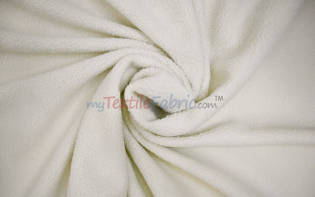 Sherpa Fleece Fabric | Soft Plush Faux Shearling | Cozy Insulating Fabric by the Yard