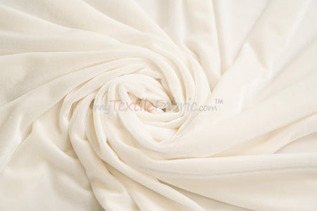 Soft and Plush Stretch Velvet Fabric | Stretch Velvet Spandex | 58" Wide | Spandex Velour for Apparel, Costume, Cosplay, Drapes |