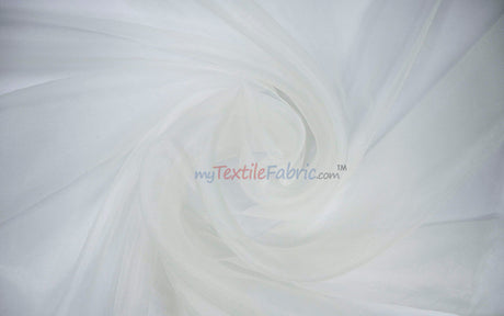 Super Organza Fabric | Semi-Sheen Sheer | 100% Polyester | 60” Wide | By the Yard