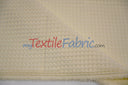 Waffle Brocade | Textured Fabric | 100% Polyester | 60" Wide | Apparel & Home Decor