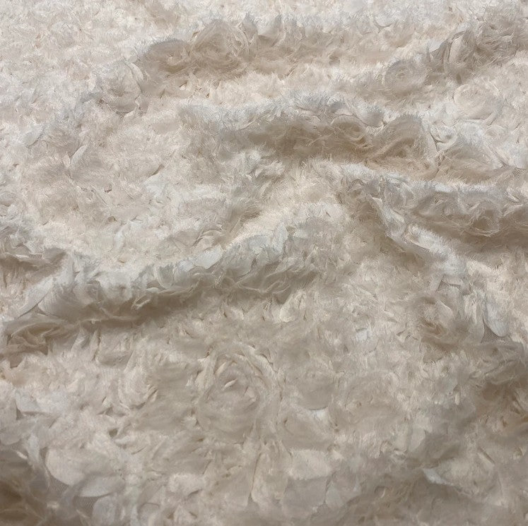 Wedding Bliss Fabric | 3d Floral Chiffon Fabric | Floral Chiffon Embroidery | 52" Wide | 4 Colors |