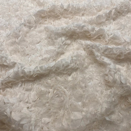 Wedding Bliss Fabric | 3d Floral Chiffon Fabric | Floral Chiffon Embroidery | 52" Wide | 4 Colors |