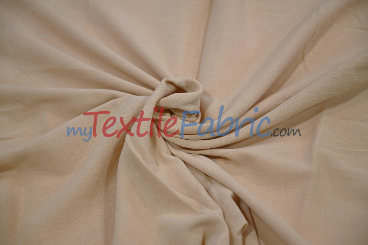 100% Cotton Gauze Fabric | Soft Lightweight Cotton Muslin | 48" Wide | Continuous Yard |