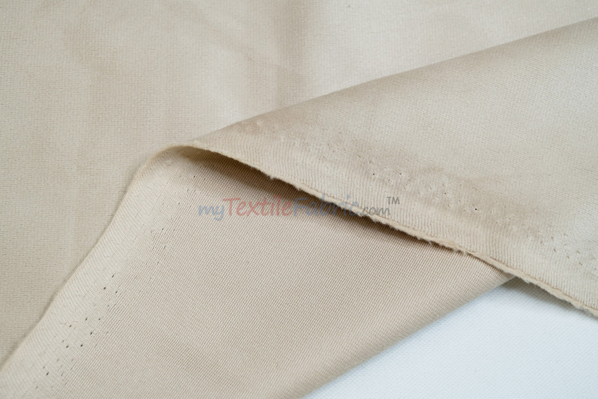 Extra Wide Fire Retardant Drapery Velvet Fabric by the Yard | 118" Wide | Multiple Colors |