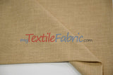 Luxe Linen Fabric | Durable Polyester-Linen Blend | 60" Wide | Upholstery & Apparel & Tablecloth |