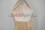 Panne Velvet Fabric | 60" Wide | Crush Panne Velour | Apparel, Costumes, Cosplay, Curtains, Drapery & Home Decor