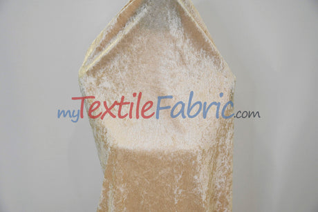 Panne Velvet Fabric | 60" Wide | Crush Panne Velour | Apparel, Costumes, Cosplay, Curtains, Drapery & Home Decor