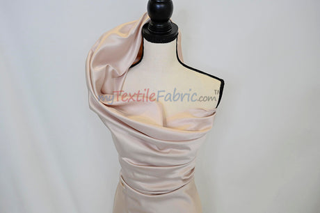 Lamour Satin Fabric | Polyester Matte Satin | Peau De Soie | 60" Wide | Wedding Dress, Tablecloth, Multiple Colors