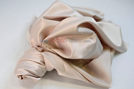 Stretch Matte Satin Peau de Soie Fabric | 60" Wide | Stretch Duchess Satin | Stretch Dull Lamour Satin for Bridal, Wedding, Costumes, Bridesmaid Dress
