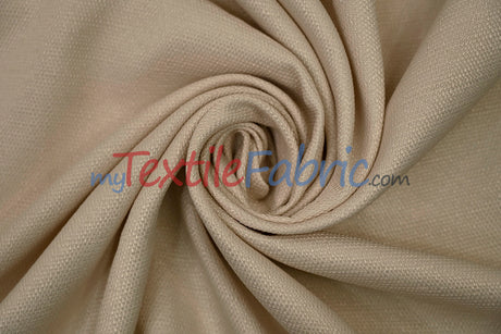 Rustic Linen Fabric | Imitation Linen Fabric | Faux Linen Fabric | 58" Wide | 5 Colors |