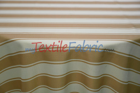 Rustic Linen Stripe Fabric | Yarn-Dyed Stripes | Linen Look | 56/58” Wide | Available in Multiple Colors
