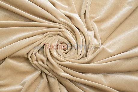Soft and Plush Stretch Velvet Fabric | Stretch Velvet Spandex | 58" Wide | Spandex Velour for Apparel, Costume, Cosplay, Drapes |