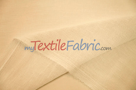 Extra Wide Turkish Sheer Fabric | 108" Wide | Textured Sheered Linen Fabric for Drapery and Curtains |