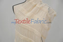 Pleated Ruffle Chiffon Fabric | Lightweight Texture | 100% Polyester | 44/46" Wide