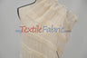 Pleated Ruffle Chiffon Fabric | Lightweight Texture | 100% Polyester | 44/46" Wide