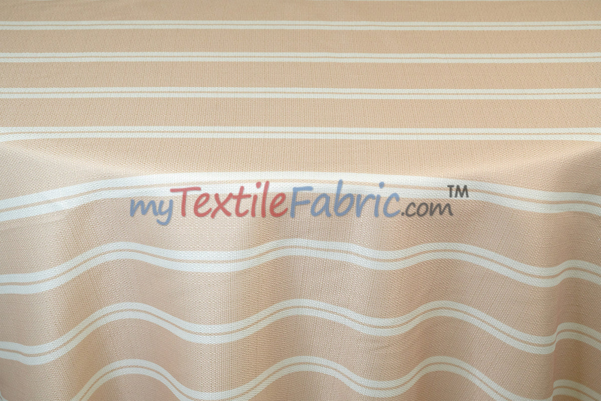 Monarch Stripe Fabric by the Yard | 100% Polyester | 60" Wide |