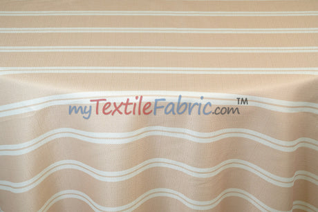 Monarch Stripe Fabric by the Yard | 100% Polyester | 60" Wide |