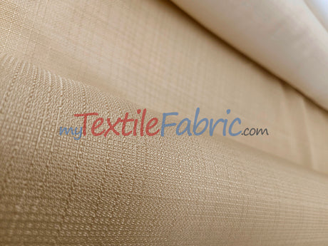 Rustic Linen Fabric | Imitation Linen Fabric | Faux Linen Fabric | 58" Wide | 5 Colors |