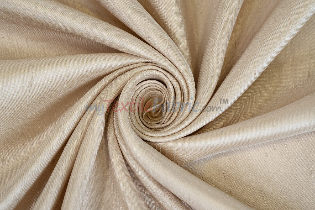 Shantung Satin Fabric | Satin Dupioni Silk Fabric | 60" Wide | Multiple Colors | Yards & Bolts