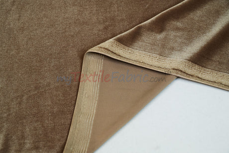 Soft and Plush Stretch Velvet Fabric | Stretch Velvet Spandex | 58" Wide | Spandex Velour for Apparel, Costume, Cosplay, Drapes |