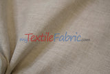Upholstery Weight Poly Linen Fabric | Durable Backed Linen | 60" Wide | Non Woven Backing | Ideal for Upholstery, Cushions & Drapery