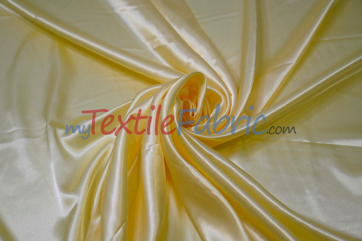 Charmeuse Satin Fabric | Silky Soft Satin | 60" Wide | Continuous Yards | Multiple Colors |