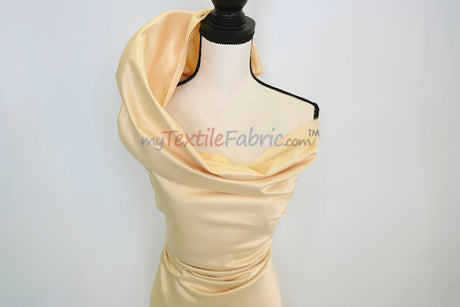 Lamour Satin Fabric | Polyester Matte Satin | Peau De Soie | 60" Wide | Wedding Dress, Tablecloth, Multiple Colors