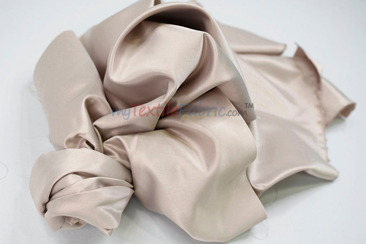 Lamour Satin Fabric | Polyester Matte Satin | Peau De Soie | 60" Wide | Wedding Dress, Tablecloth, Multiple Colors