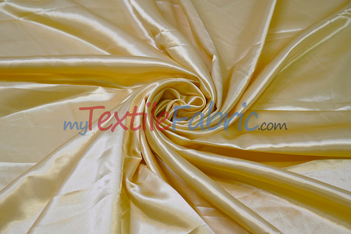 Charmeuse Satin Fabric | Silky Soft Satin | 60" Wide | Continuous Yards | Multiple Colors |