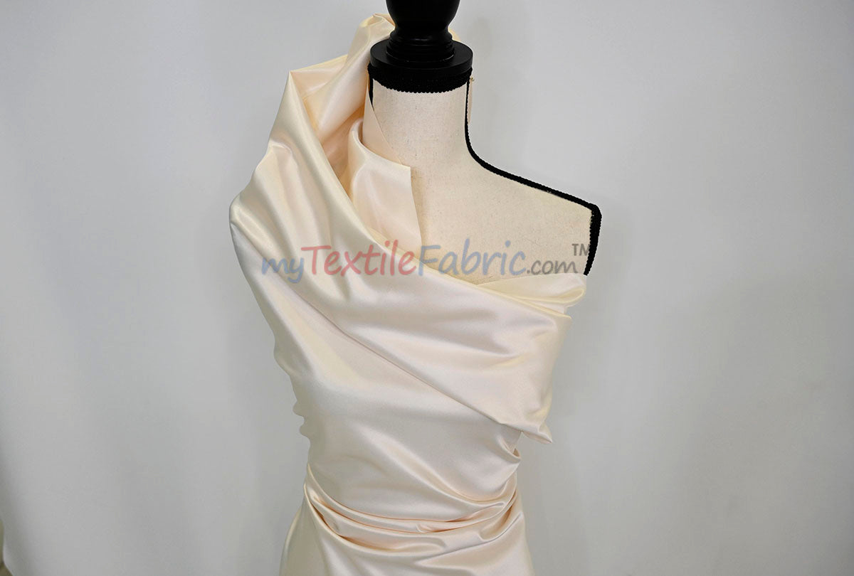 Lamour Satin Fabric | Polyester Matte Satin | Peau De Soie | 60" Wide | Wedding Dress, Tablecloth, Multiple Colors