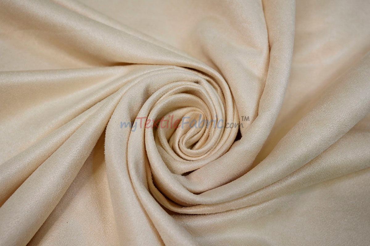 Suede Fabric | Microsuede | 40 Colors | 60" Wide | Faux Suede | Upholstery Weight, Tablecloth, Bags, Pouches, Cosplay, Costume | Continuous Yards |