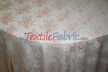 Chantilly Lace Fabric | 52” Wide | Elegant Floral Lace for Bridal & Formalwear